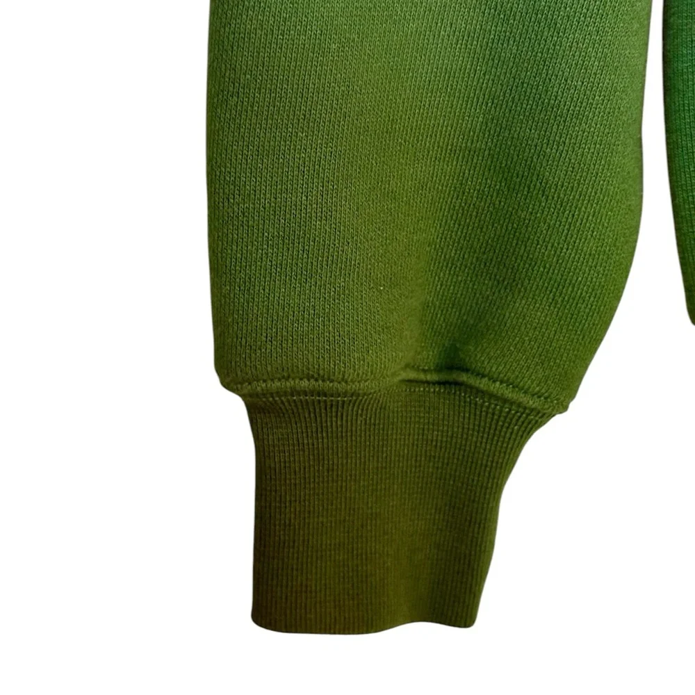 SOLD - NWOT | Aritzia TNA | Sweatfleece Bubble Fleece | Dark Emerald Green | S - Picture 9 of 12
